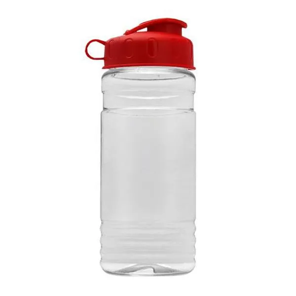 20 Oz. Clear Sports Bottle - Flip Top Lid (Q932722)
