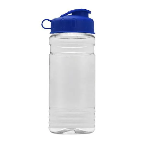 20 Oz. Clear Sports Bottle - Flip Top Lid (Q932722)