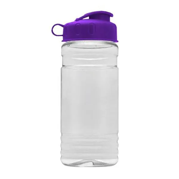 20 Oz. Clear Sports Bottle - Flip Top Lid (Q932722)