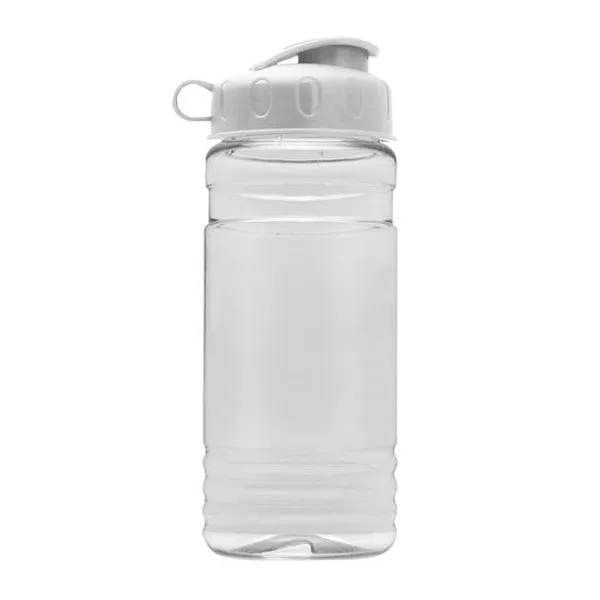 20 Oz. Clear Sports Bottle - Flip Top Lid (Q932722)