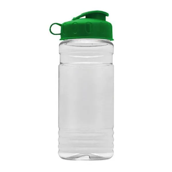20 Oz. Clear Sports Bottle - Flip Top Lid (Q932722)
