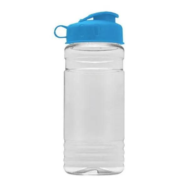 20 Oz. Clear Sports Bottle - Flip Top Lid (Q932722)