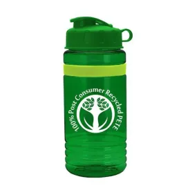 20 Oz. UpCycle RPET Bottle - Flip Lid And Grip Band (Q303722)