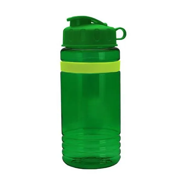 20 Oz. UpCycle RPET Bottle - Flip Lid And Grip Band (Q303722)