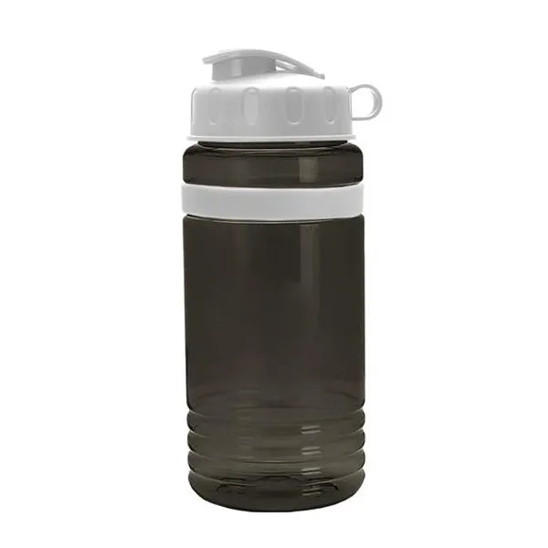 20 Oz. UpCycle RPET Bottle - Flip Lid And Grip Band (Q303722)