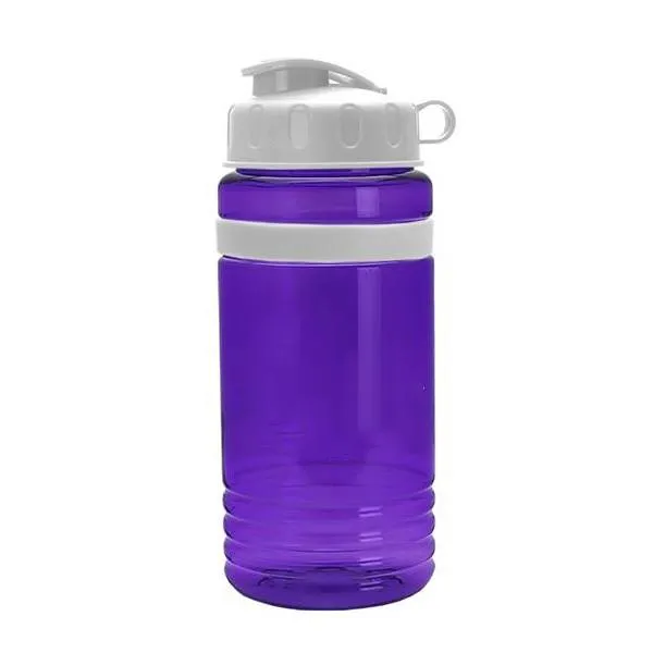 20 Oz. UpCycle RPET Bottle - Flip Lid And Grip Band (Q303722)