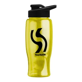 27 Oz. Poly-Pure Bottle - Drink-Thru Lid (Q723722)