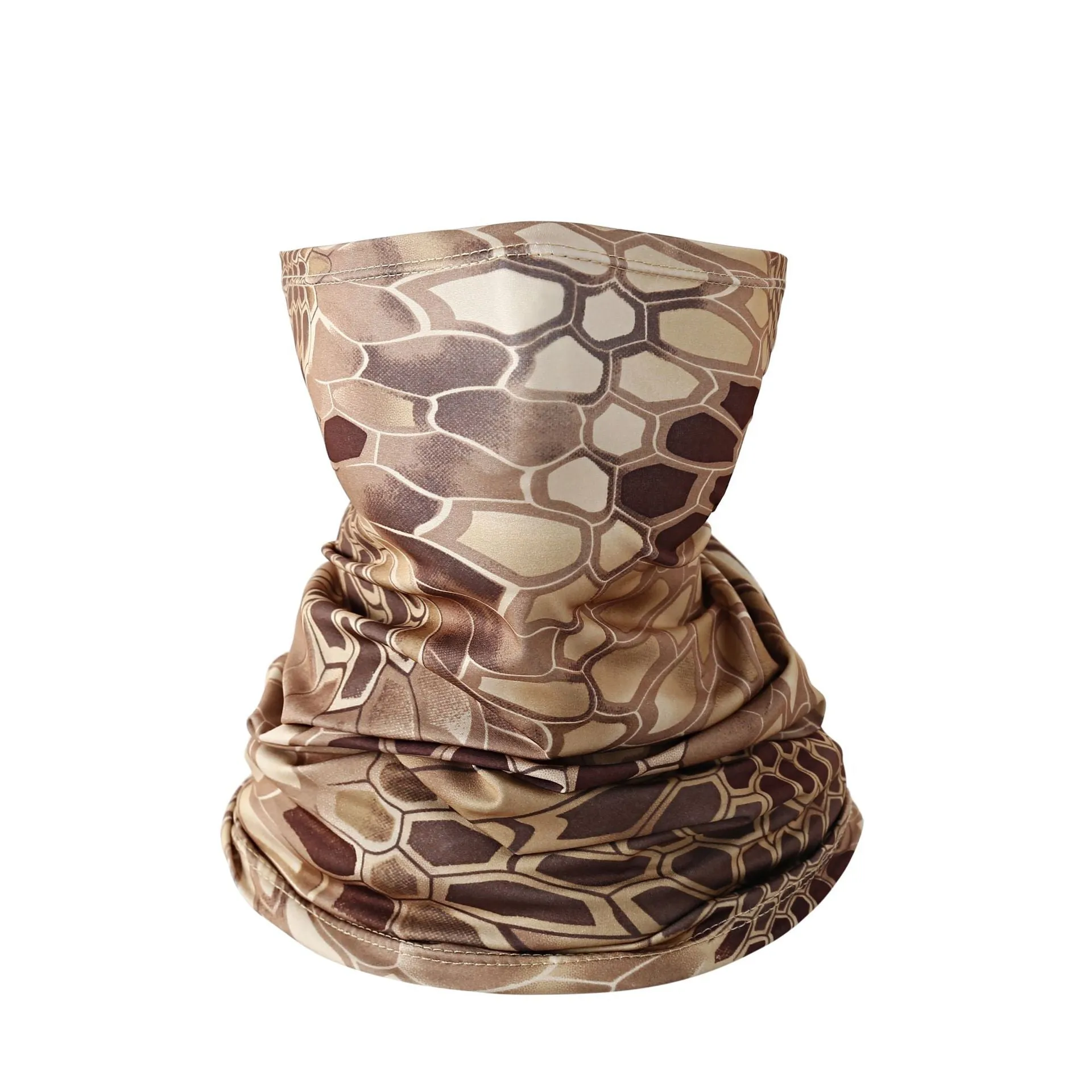2PCs Headscarf Breathable Sweat Absorbing Ice Silk Neck Bandana Head Cover Sun Protection Mask