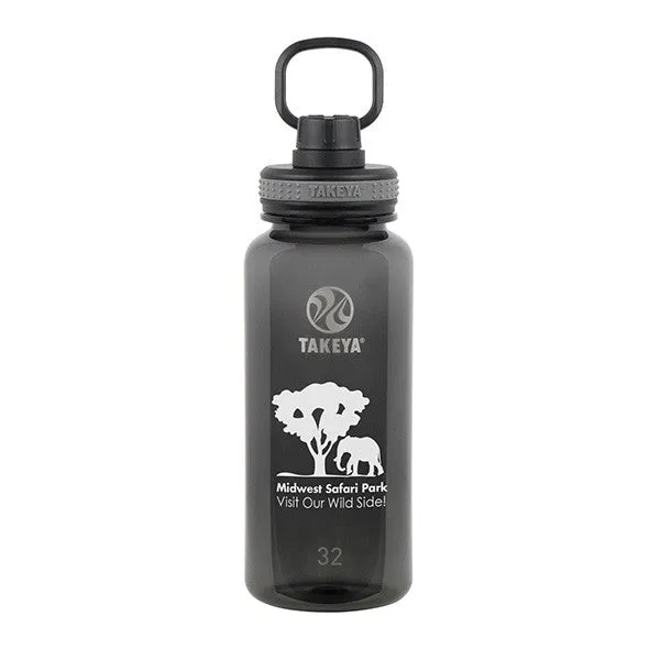 32 Oz. Takeya Tritan Water Bottle - Black (Q841622)