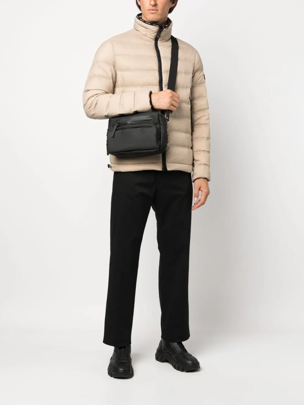 Cargo Box faux-leather shoulder bag