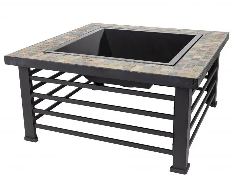 Cascade Square Slate Fire Pit