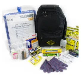 Deluxe Rolling Survival Kit - 2-person
