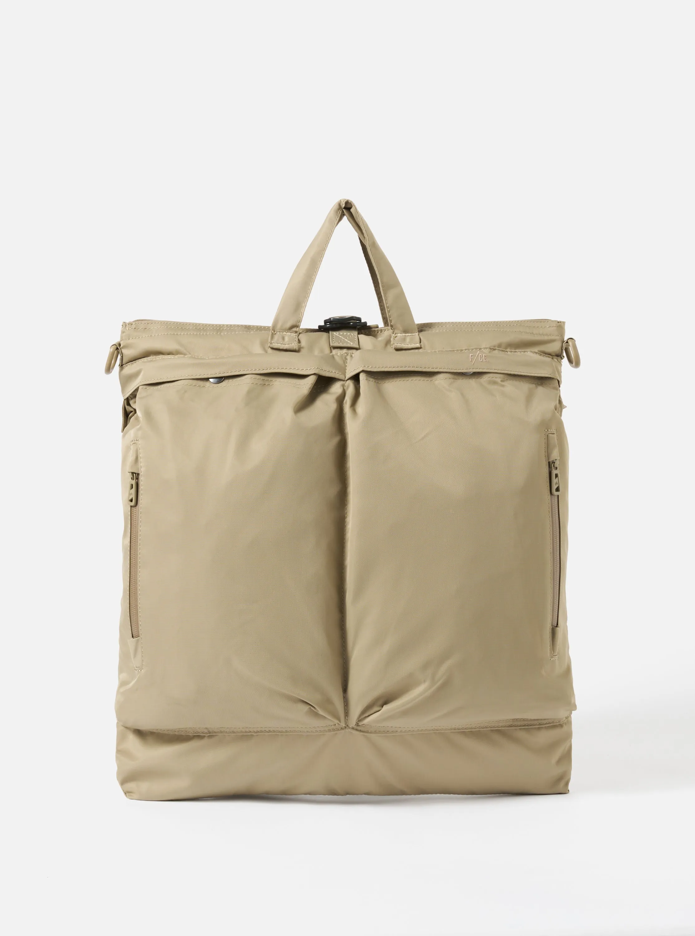 F/CE.® 3-Way Helmet Bag in Sage Green Recycled Twill