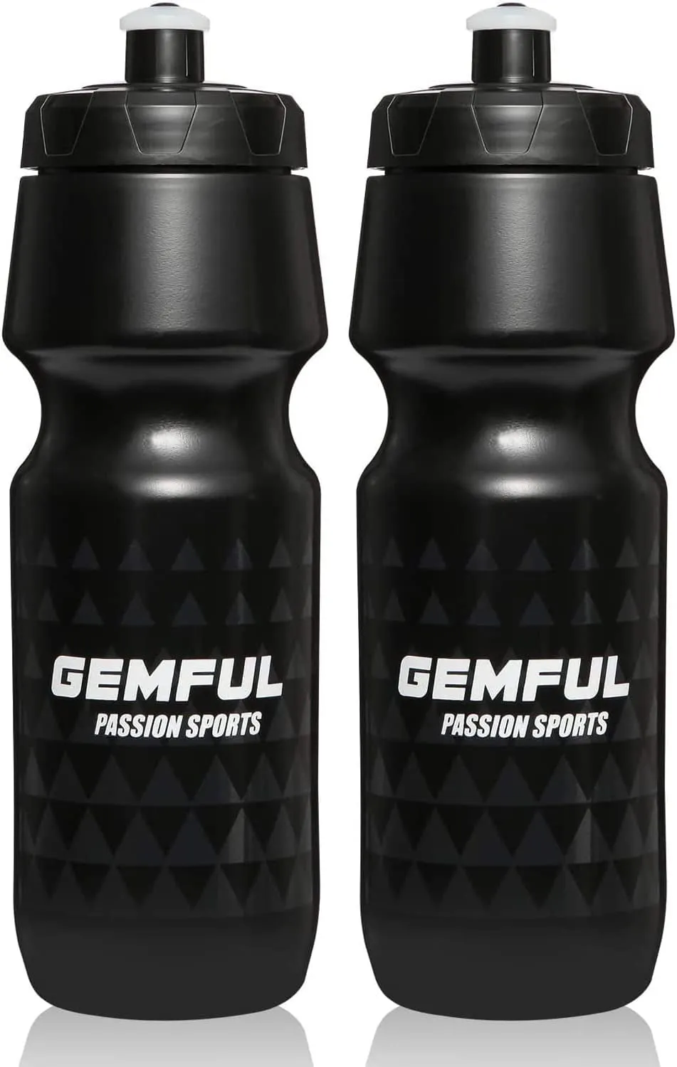 GEMFUL Bike Water Bottle BPA Free 750 Ml 2 Pack
