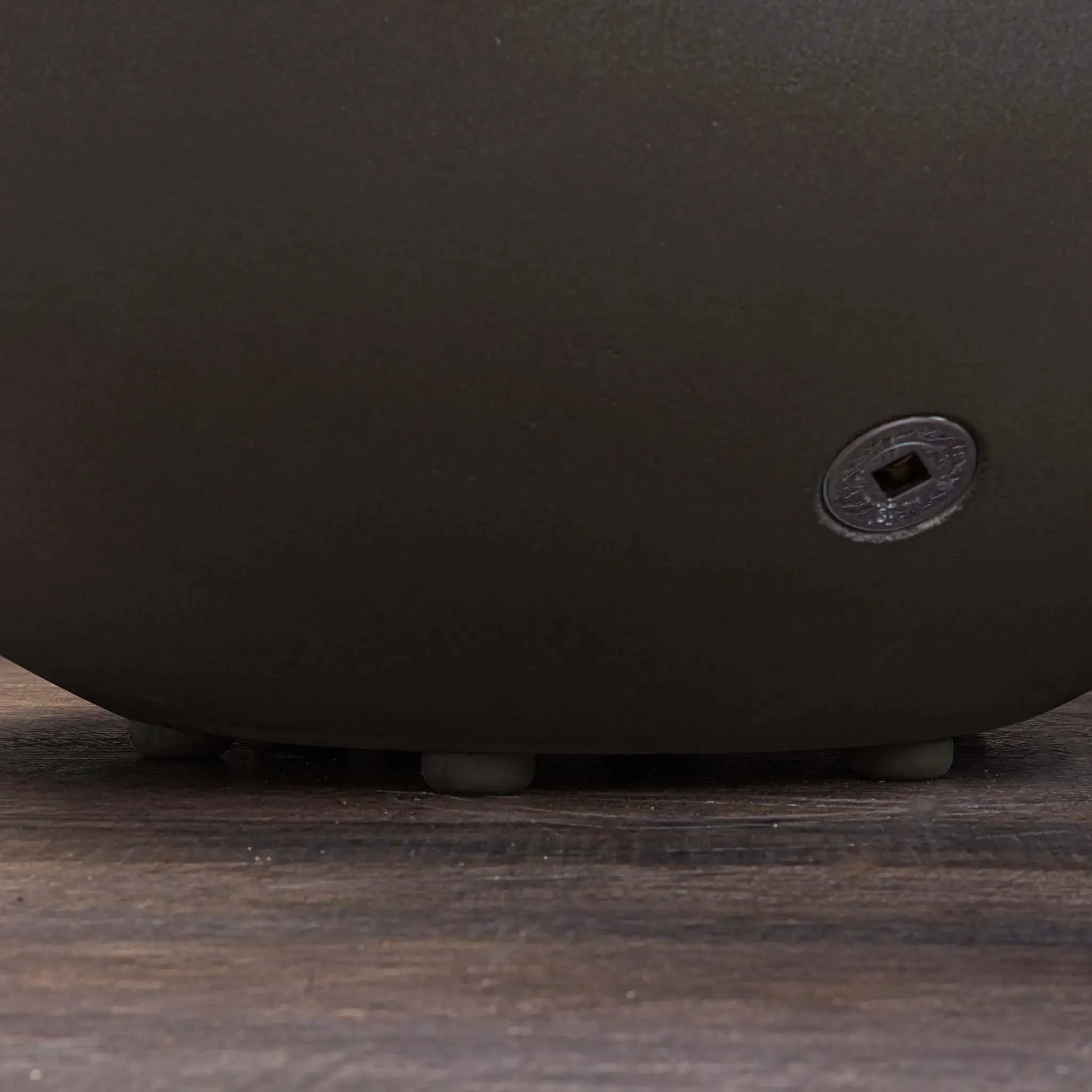 Gravity 36" W Brown Round Concrete CSA Electronic Ignition On/Off Propane Gas Fire Pit - SD-FP-GRAV-3616-BRN-ELECCSAOO-LP by Starfire Designs