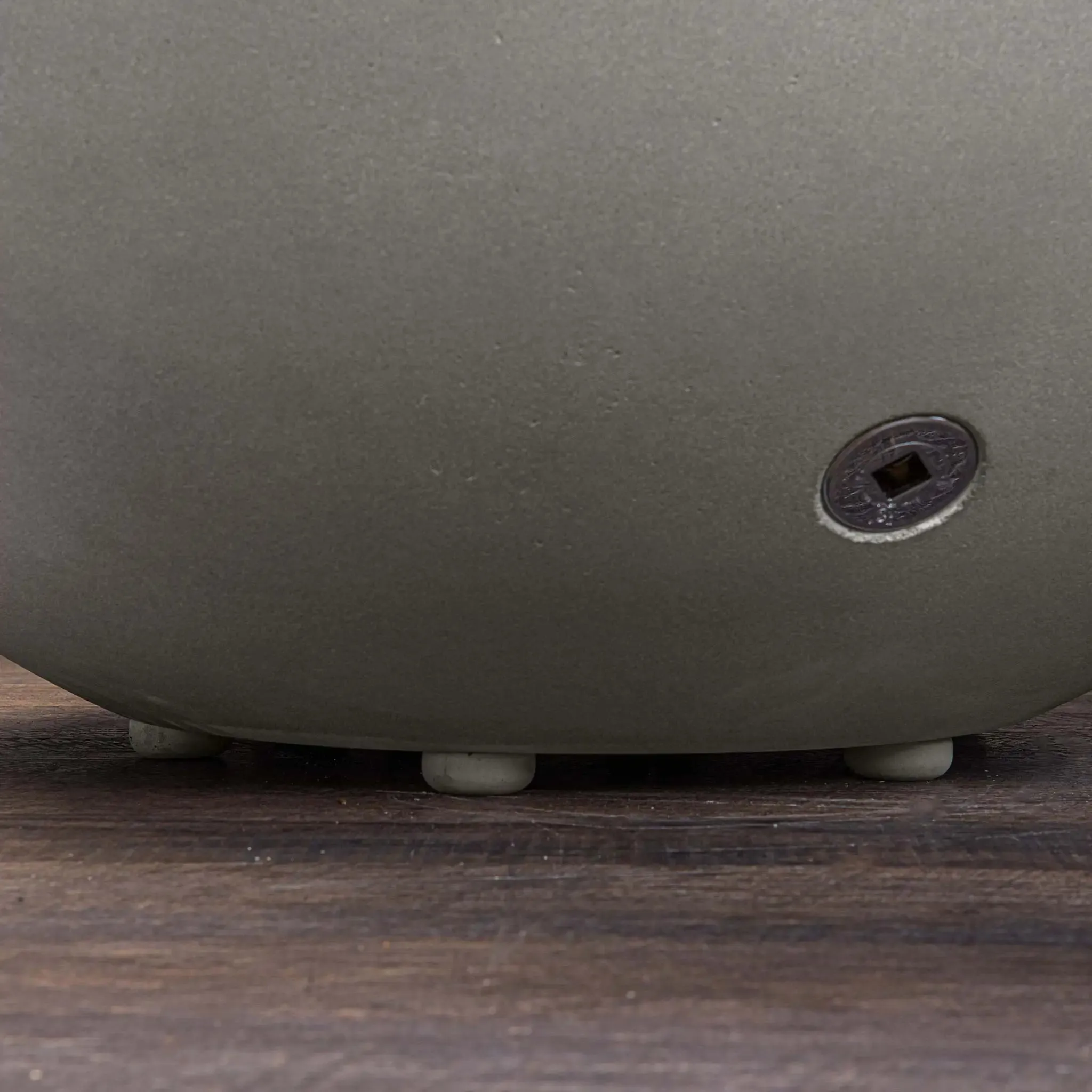 Gravity 36" W Natural Gray Round Concrete CSA Electronic Ignition High/Low Natural Gas Fire Pit - SD-FP-GRAV-3616-NATG-ELECCSAHL-NG by Starfire Designs