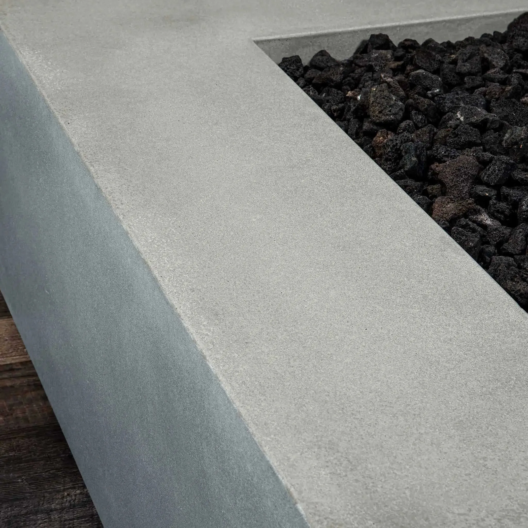Gravity 36" W Natural Gray Square Concrete CSA Electronic Ignition High/Low Propane Gas Fire Pit - SD-FP-GRAV-363616-NATG-ELECCSAHL-LP by Starfire Designs