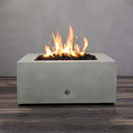 Gravity 36" W Natural Gray Square Concrete CSA Electronic Ignition High/Low Propane Gas Fire Pit - SD-FP-GRAV-363616-NATG-ELECCSAHL-LP by Starfire Designs