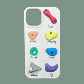 Handmade Rock Climbing Phone Case with Custom Holds - A2