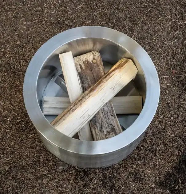 HotShot Explorer Portable Low Smoke 19.5" Round Wood-Burning Fire Pit with Carry Bag