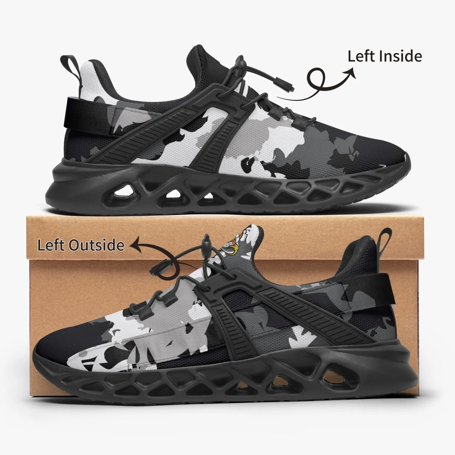Kicxs LVR Camo Mesh Running Shoes