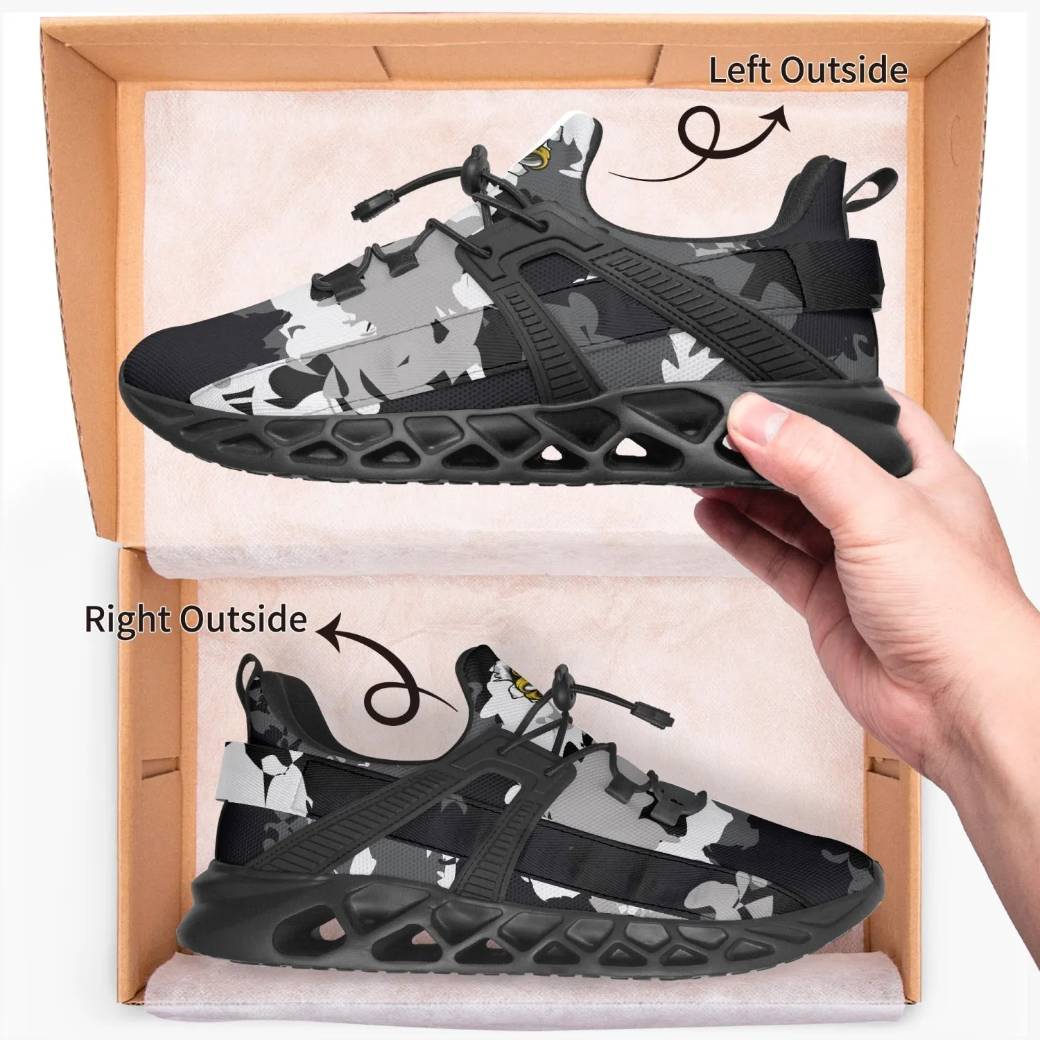 Kicxs LVR Camo Mesh Running Shoes