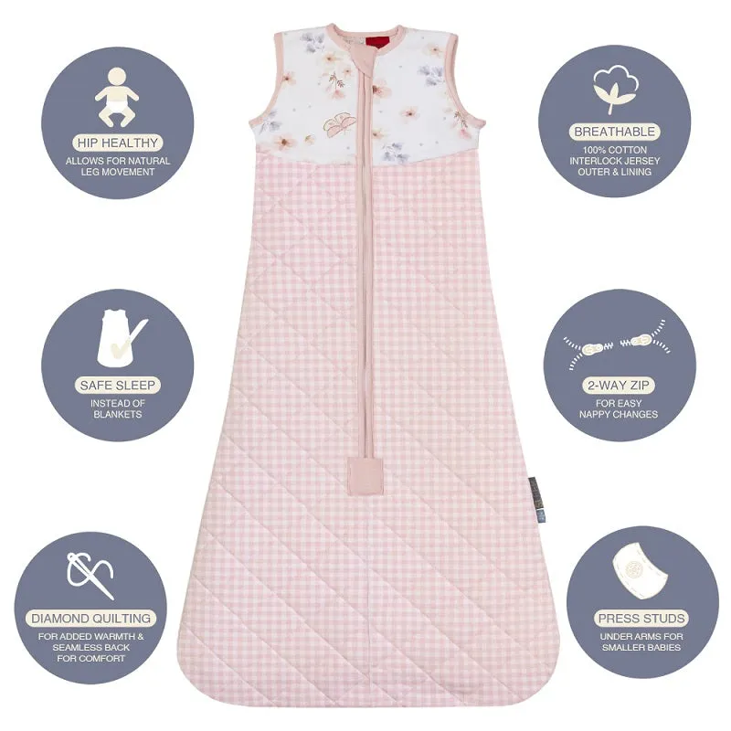Living Textiles Smart Sleep Sleeping Bag 2.5 TOG - Butterfly Garden