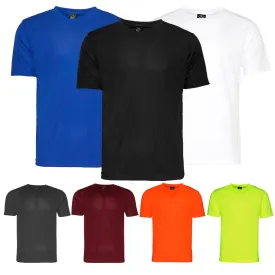 Men's T-Shirt Athletic Quick Dry Gym Workout Casual Crew Neck Short Sleeve Tee