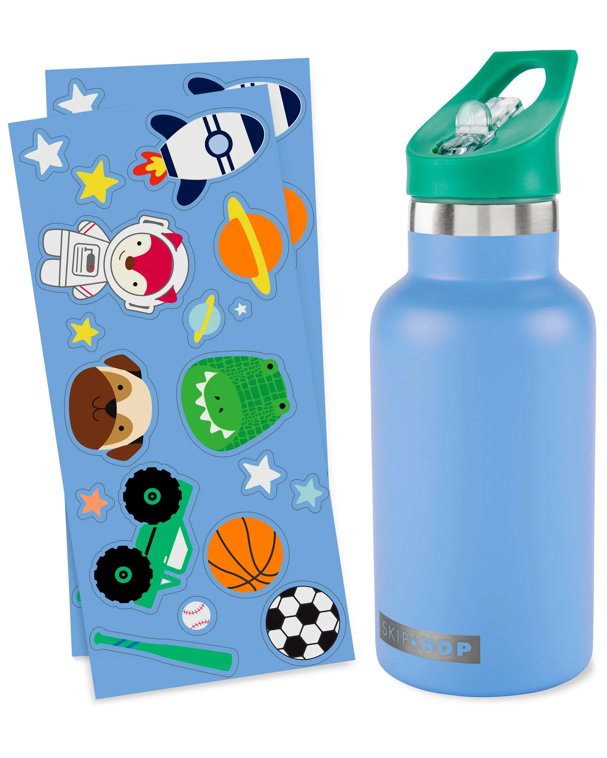 Skip Hop Stainless Steel Water Bottle - Blue