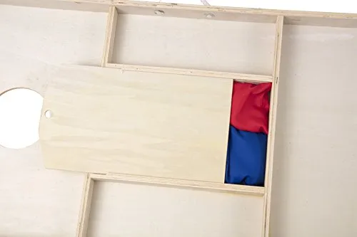 Triumph All-Wood Cornhole Set Includes Two Cornhole Boards and Eight Bags - More Sizes Available