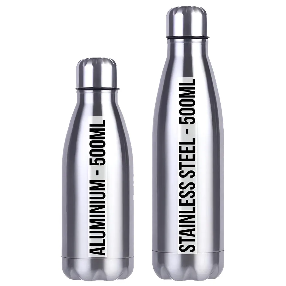 Water Bottles - ALUMINIUM - Bowling - 500ml - SILVER
